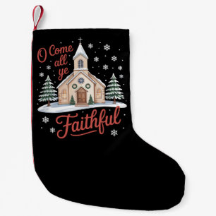 Meia De Natal Pequena Natal O vinde todos os fiéis religiosos cristãos
