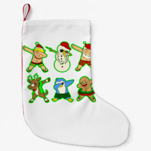 Meia De Natal Pequena natal tropical santa claus
