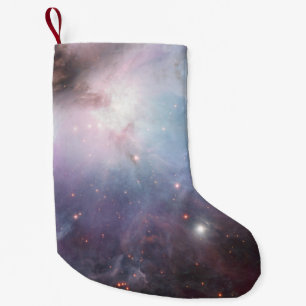 Meia De Natal Pequena Nebulosa Orion Astronomia azul Rosa violeta céu es