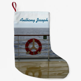 Meia De Natal Pequena No costume dos trilhos