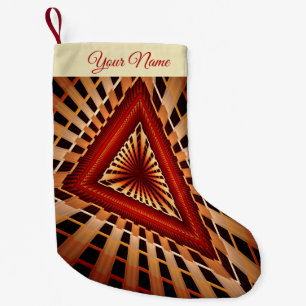 Meia De Natal Pequena Nome do Gráfico Frágil Moderno da Rede Fantasy 3D