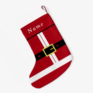 Meia De Natal Pequena Nome Personalizado Papais noeis Engraçados Estoque