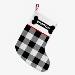 Meia De Natal Pequena Nome Personalizado Russo do Osso Bone de Buffalo B