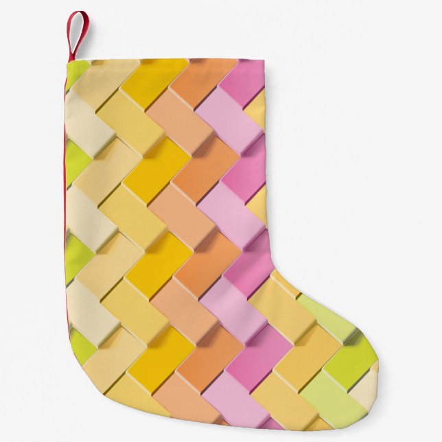 Meia De Natal Pequena Nova criação de padrões 2 (Frente)