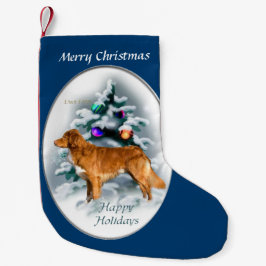 Meia De Natal Pequena Nova Escócia Duck Toller Natal