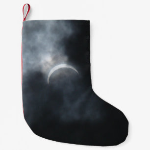 Meia De Natal Pequena Nuvens de Tempestade Spooky Eclipse 2017