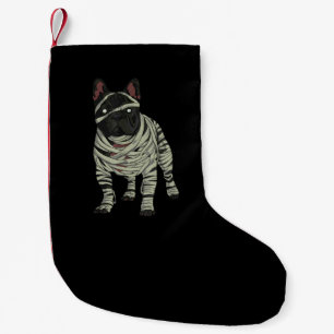 Meia De Natal Pequena O Cachorro Bulldog Francês Mummy Halloween Gift