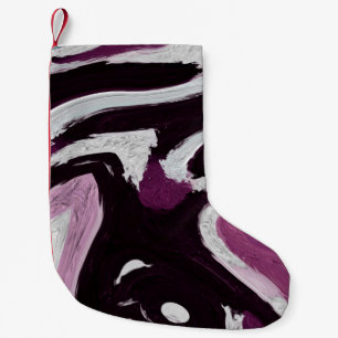 Meia De Natal Pequena O fundo abstrato gráfico de traçado do pincel. Art