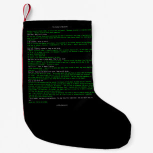 Meia De Natal Pequena O manifesto do cabouqueiro