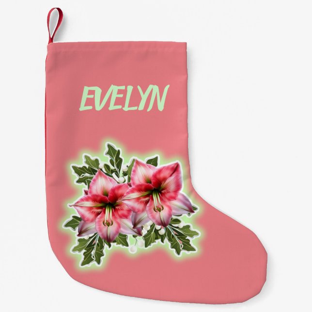 Meia De Natal Pequena O presente mais Precioso (Frente)