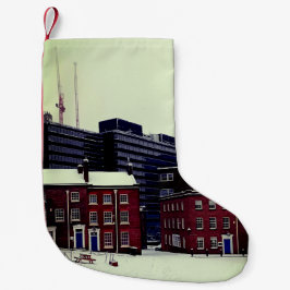 Meia De Natal Pequena O quadrado