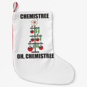 Meia De Natal Pequena Oh Chemistree Christmas Chemistry Science teacher