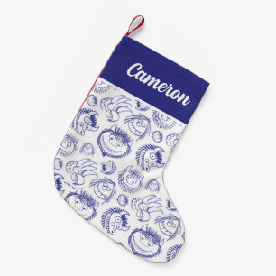 Meia De Natal Pequena Onde as coisas selvagens são o padrão do desenho