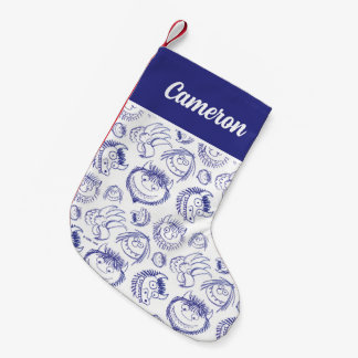 Meia De Natal Pequena Onde as coisas selvagens são o padrão do desenho