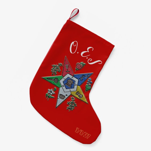 Meia De Natal Pequena Ordem Da Estrela Oriental (Frente (Pendurada))