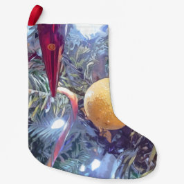 Meia De Natal Pequena Ornamentos de férias de inverno