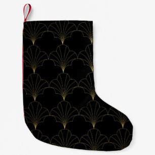 Meia De Natal Pequena padrão de abstrato floral vintage sem costura. Ge