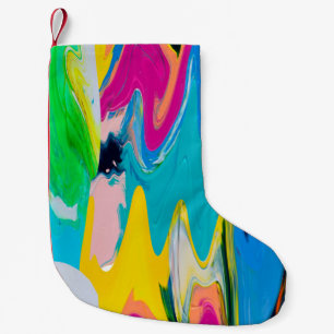 Meia De Natal Pequena Padrão de abstrato incolor e sem costura, parede