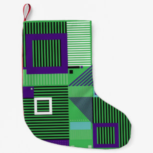 Meia De Natal Pequena Padrão de estilo de moda do memphis de última gera