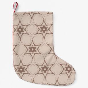 Meia De Natal Pequena Padrão floral geométrico decorativo. Vint sem cost