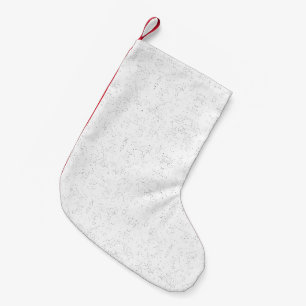 Meia De Natal Pequena Padrão Floral Monocromático – Arte Elegante e Sem