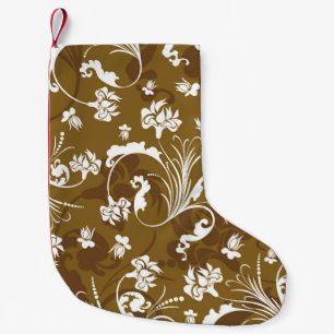 Meia De Natal Pequena Padrão floral sem costura. abstrato,arte,fundo,b