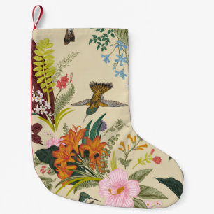 Meia De Natal Pequena padrão floral vintage sem descontinuidades. Fl ex