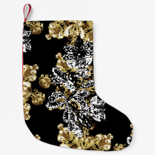 Meia De Natal Pequena padrão na moda gráfico. Um fundo perfeito. Parede