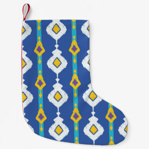 Meia De Natal Pequena Padrão perfeito Ikat