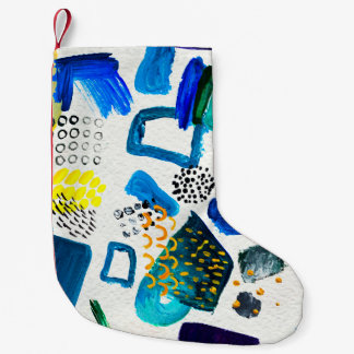 Meia De Natal Pequena Padrão sem costura feito por traçados de tinta des