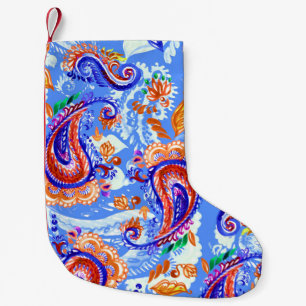 Meia De Natal Pequena Padrão uniforme colorido sem costura