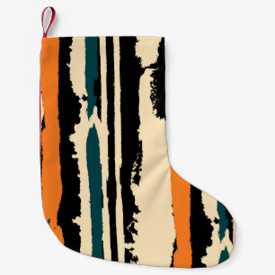 Meia De Natal Pequena padrão uniforme de aquarela abstrato com grunge s