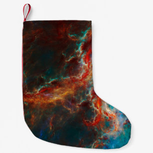 Meia De Natal Pequena padrões e formas fractais abstrato. Uni infinita