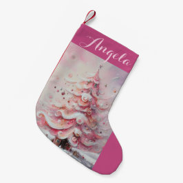 Meia De Natal Pequena Palha de Natal Impressionante e Impressionante, Ro