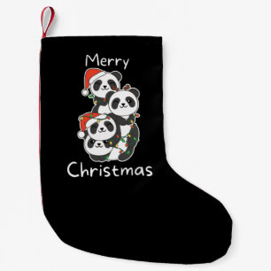 Meia De Natal Pequena Panda Natal Árvore de Natal Pandas