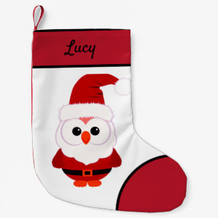 Meia De Natal Pequena Papai noel