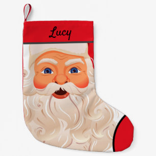 Meia De Natal Pequena Papai Noel