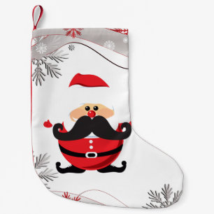Meia De Natal Pequena Papai Noel