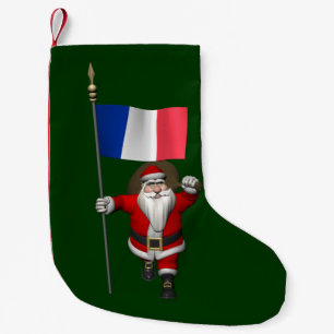 Meia De Natal Pequena Papai Noel, Alferes Da França