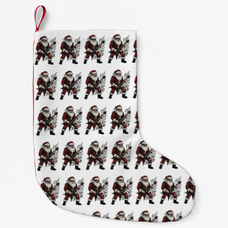 Meia De Natal Pequena Papai Noel define boas meias de Natal