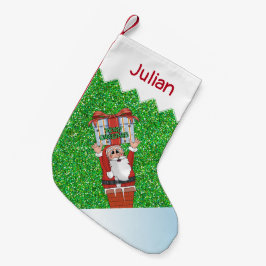Meia De Natal Pequena Papais noeis de Cartoon de Natal bonitos para cria