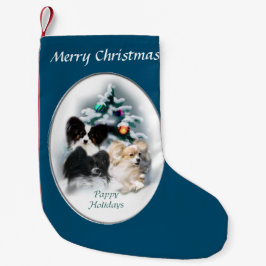 Meia De Natal Pequena Papillon Christmas