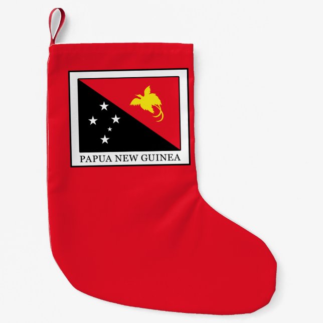 Meia De Natal Pequena Papua-Nova Guiné (Frente)