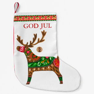 Meia De Natal Pequena Parada de Natal escandinava