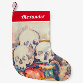 Meia De Natal Pequena Paul Cezanne - A Aquarela de Três Crânios
