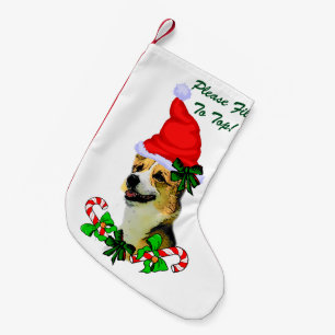 Meia De Natal Pequena Pembroke Welsh Corgi Natal