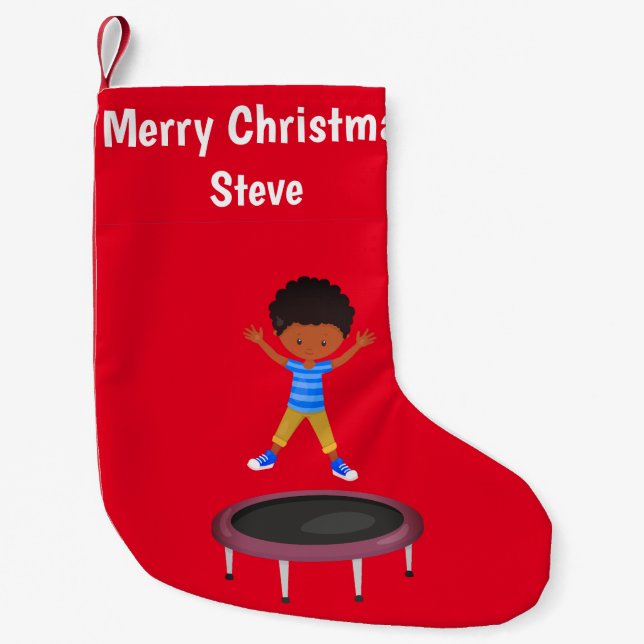 Meia De Natal Pequena personalizado (Frente)