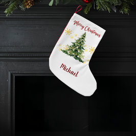 Meia De Natal Pequena Personalized Christmas Stocking
