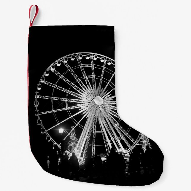 MEIA DE NATAL PEQUENA PESSOAS PERTO DA RODA FERRIS (Frente)