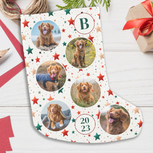 Meia De Natal Pequena Pet Dog Vermelho Personalizado
